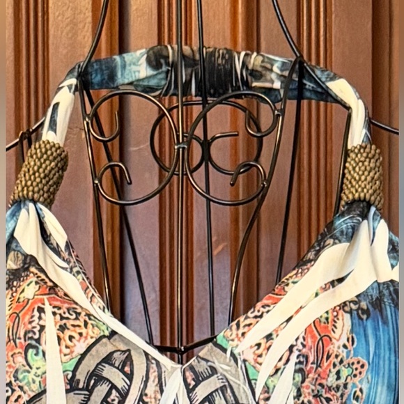 Multicolor Halter Dress - Picture 4 of 4